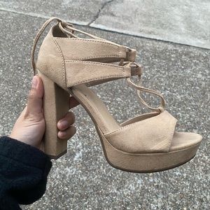 Lace Up Heels